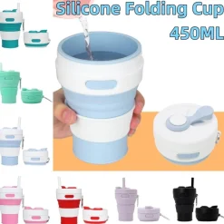 Trail Tech Camping-Werkzeuge|Outdoor-Artikel-Faltbarer Reisebecher – Umweltfreundliches, wiederverwendbares Trinkgeschirr für unterwegs
