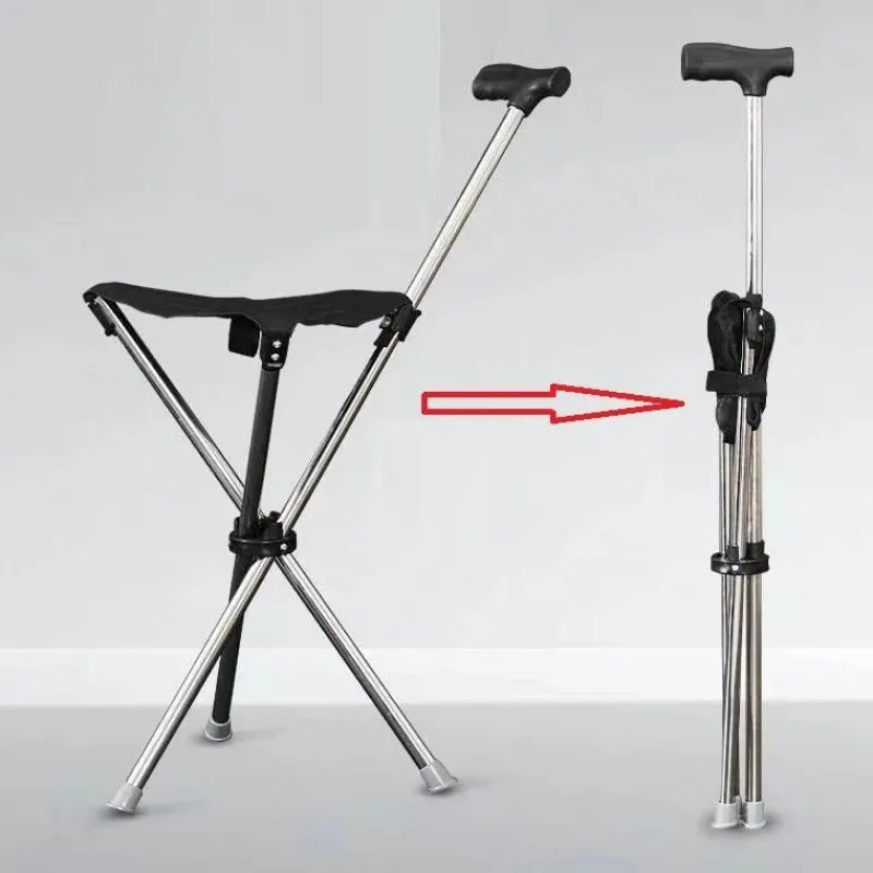 Tranquil Touch Mobilitäts- Und Support-Tools|Gesundheits-Gadgets-Faltbarer Reise-Gehstock – Ultraleichte Gehstockstütze
