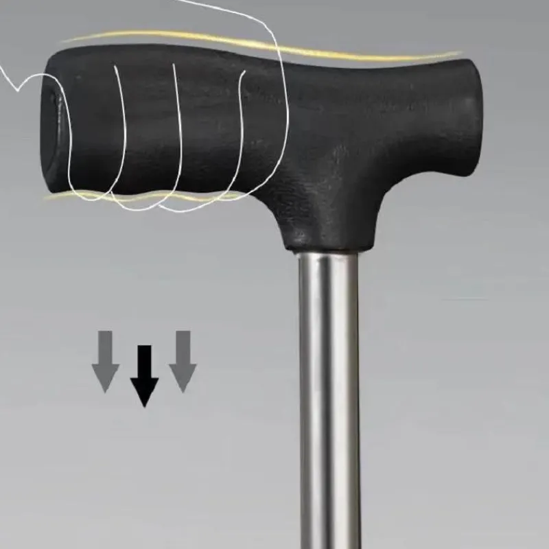 Tranquil Touch Mobilitäts- Und Support-Tools|Gesundheits-Gadgets-Faltbarer Reise-Gehstock – Ultraleichte Gehstockstütze