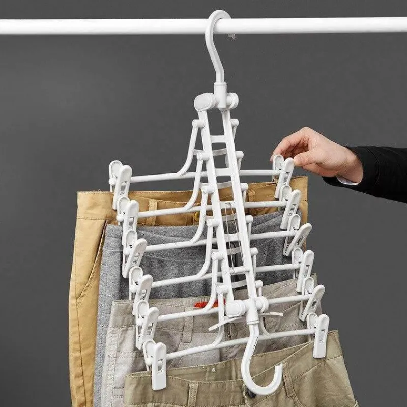 Comfort u0026 Style Gadgets Für Zuhause-Faltbarer, rutschfester Kleiderbügel – einfache Aufbewahrungslösung