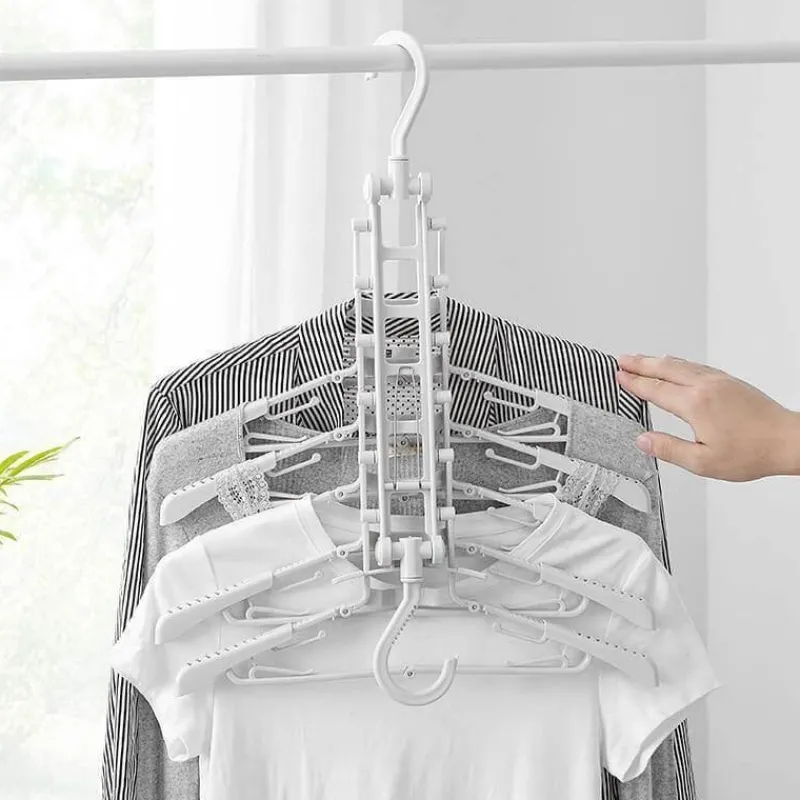 Comfort u0026 Style Gadgets Für Zuhause-Faltbarer, rutschfester Kleiderbügel – einfache Aufbewahrungslösung