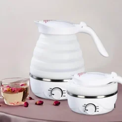 The Cozy Mug Küche & Esszimmer-Faltbarer, tragbarer, reisefreundlicher Wasserkocher