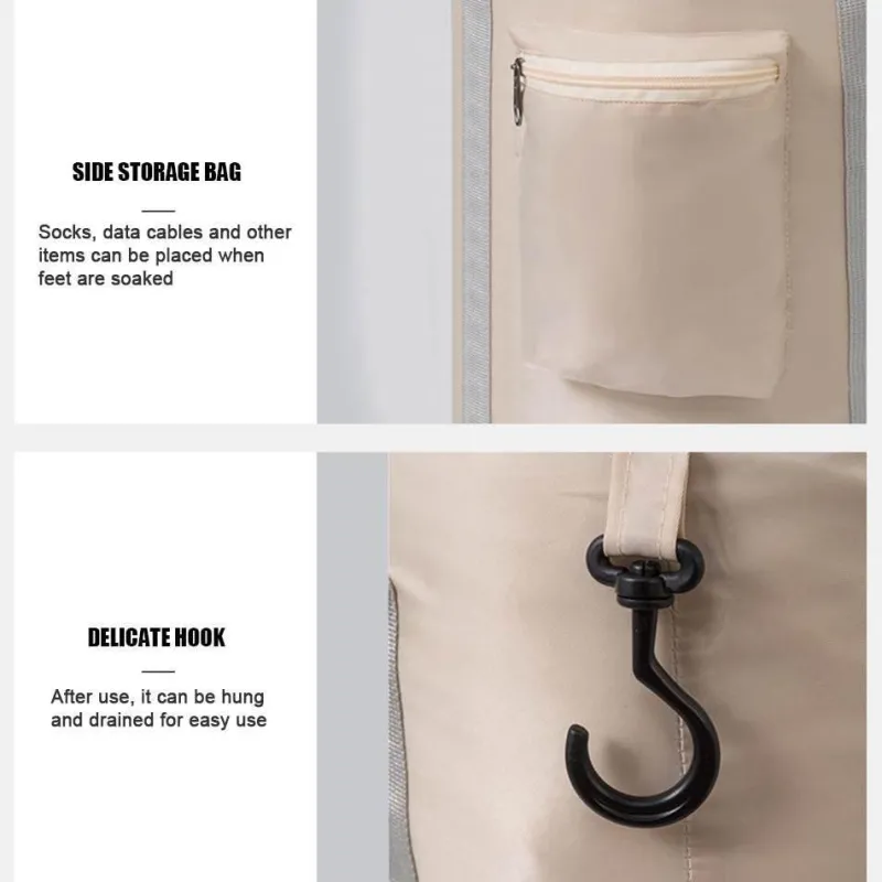 Tranquil Waters Gadgets Für Zuhause|Badezimmer-Faltbares Fußbad – Tragbares Spa-Fußbad-Spa-Zubehör