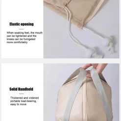 Tranquil Waters Gadgets Für Zuhause|Badezimmer-Faltbares Fußbad – Tragbares Spa-Fußbad-Spa-Zubehör