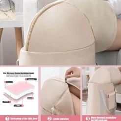 Tranquil Waters Gadgets Für Zuhause|Badezimmer-Faltbares Fußbad – Tragbares Spa-Fußbad-Spa-Zubehör