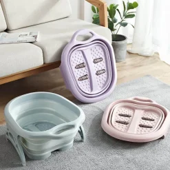 The Relaxation Nook Gesundheits-Gadgets|Gesundheits- Und Entspannungstools-Faltbares Fußbad-Massagegerät – Spa-Eimer zur Entspannung und wohltuenden Fußpflege