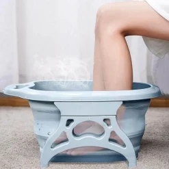 The Relaxation Nook Gesundheits-Gadgets|Gesundheits- Und Entspannungstools-Faltbares Fußbad-Massagegerät – Spa-Eimer zur Entspannung und wohltuenden Fußpflege