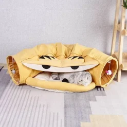 Decor Haustierzubehör|Haustierbetten-Faltbares Haustier-Tunnelbett - Katzen-Hunde-Spielhaus