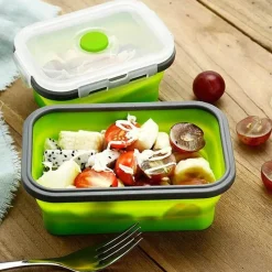 Tom Küche & Esszimmer-Faltbares Lunchbox-Set aus Silikon – langlebige Vorratsbehälter für Lebensmittel