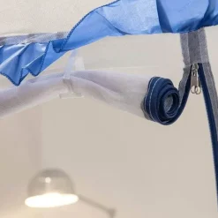 The Decor Haven Gadgets Für Zuhause-Faltbares Moskitonetz – atmungsaktives Einzeltür-Design