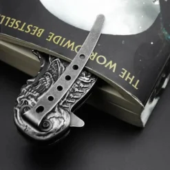 The Outdoor Vault Camping-Werkzeuge|Camping Im Freien-Faltbares taktisches Totenkopfmesser – Kompaktes EDC-Werkzeug