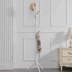 Cozy Living Gadgets Für Zuhause|Möbel-Farbenfrohe Garderobe mit 8 Haken – Moderner Organizer für Zuhause