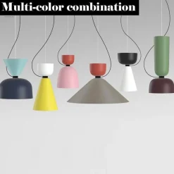 Comfort u0026 Style Beleuchtung-Farbenfrohe nordische Pendelleuchten – Moderne Deckenleuchten