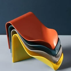 Tranquil Waters Badezimmer-Farbenfroher Seifenhalter mit Drainage – Stilvoller Bad-Organizer