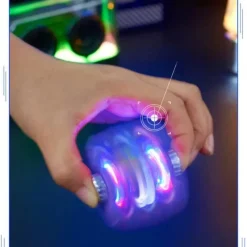 Cozy Living Camping Im Freien|Outdoor & Garten-Farbenfrohes, wiederaufladbares, flammenloses Feuerzeug – Pulslichtbogen-Design