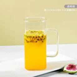 Plates u0026 More Küche & Esszimmer-Farbige Glasbecher mit Strohhalm – Lustiges Trinkgeschirr-Set