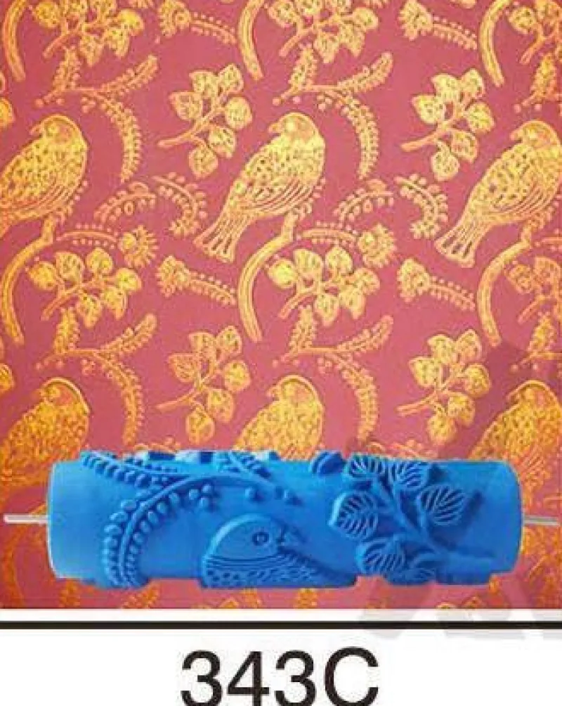 Comfort u0026 Style Gadgets Für Zuhause-Farbroller mit Paradiesvogelmuster – dekoratives Tapezierwerkzeug