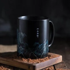 The Cozy Mug Küche & Esszimmer-Farbwechselnder Keramikbecher - Magischer Thermobecher