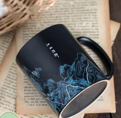 The Cozy Mug Küche & Esszimmer-Farbwechselnder Keramikbecher - Magischer Thermobecher