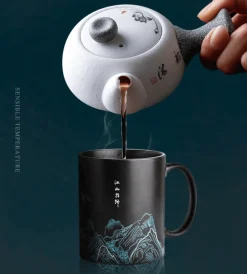 The Cozy Mug Küche & Esszimmer-Farbwechselnder Keramikbecher - Magischer Thermobecher