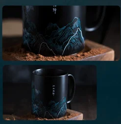 The Cozy Mug Küche & Esszimmer-Farbwechselnder Keramikbecher - Magischer Thermobecher