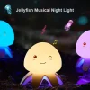 Bright Accents Beleuchtung-Farbwechselndes Quallen-LED-Nachtlicht – Ozeanlampe für Kinder
