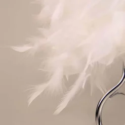Comfort u0026 Style Beleuchtung-Feather Crystal Table Lamp - Elegant Home Lighting Decor