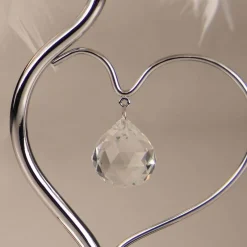 Comfort u0026 Style Beleuchtung-Feather Crystal Table Lamp - Elegant Home Lighting Decor