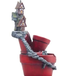 Comfort u0026 Style Wohndeko-Feengartenhaus – Kreativer Blumentopf aus Kunstharz