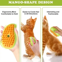 Furendo Haustierzubehör|Reinigungswerkzeuge Für Haustiere-Fellpflegekamm für Haustiere mit Sprühnebel – Erfrischungswerkzeug für Hunde und Katzen