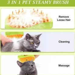 Furendo Haustierzubehör|Reinigungswerkzeuge Für Haustiere-Fellpflegekamm für Haustiere mit Sprühnebel – Erfrischungswerkzeug für Hunde und Katzen