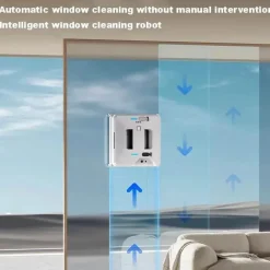 The Decor Haven Gadgets Für Zuhause-Fensterputzroboter – Intelligenter Doppelsprühreiniger mit Fernbedienung