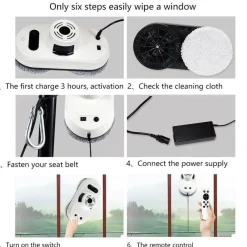 Comfort u0026 Style Gadgets Für Zuhause-Fenstersauger-Roboter – Reiniger mit Fernbedienung