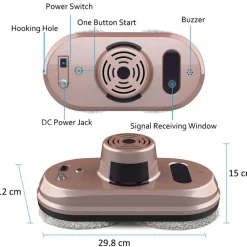 Comfort u0026 Style Gadgets Für Zuhause-Fenstersauger-Roboter – Reiniger mit Fernbedienung