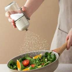 The Culinary Kit Küche & Esszimmer-Feuchtigkeitsbeständige Gewürzspenderflasche - Kreativer Gewürzbehälter