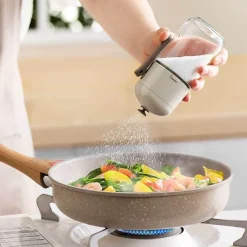 The Culinary Kit Küche & Esszimmer-Feuchtigkeitsbeständige Gewürzspenderflasche - Kreativer Gewürzbehälter