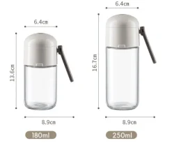 The Culinary Kit Küche & Esszimmer-Feuchtigkeitsbeständige Gewürzspenderflasche - Kreativer Gewürzbehälter