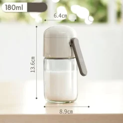 The Culinary Kit Küche & Esszimmer-Feuchtigkeitsbeständige Gewürzspenderflasche - Kreativer Gewürzbehälter