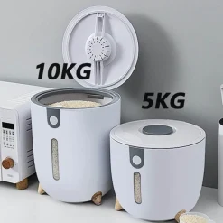 Space Savvy Küche & Esszimmer-Feuchtigkeitsbeständiger großer Reisaufbewahrungsbehälter – luftdichte Lösung zur Aufbewahrung von Lebensmitteln