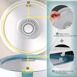 Space Savvy Küche & Esszimmer-Feuchtigkeitsbeständiger großer Reisaufbewahrungsbehälter – luftdichte Lösung zur Aufbewahrung von Lebensmitteln