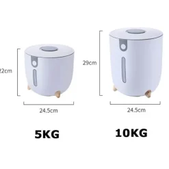 Space Savvy Küche & Esszimmer-Feuchtigkeitsbeständiger großer Reisaufbewahrungsbehälter – luftdichte Lösung zur Aufbewahrung von Lebensmitteln