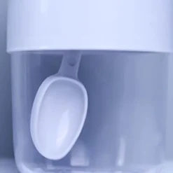 Space Savvy Küche & Esszimmer-Feuchtigkeitsbeständiges Gewürzglas – 2-in-1-Aufbewahrungsbehälter für Gewürze