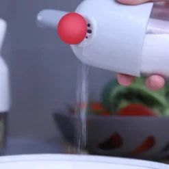 Space Savvy Küche & Esszimmer-Feuchtigkeitsbeständiges Gewürzglas – 2-in-1-Aufbewahrungsbehälter für Gewürze