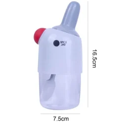 Space Savvy Küche & Esszimmer-Feuchtigkeitsbeständiges Gewürzglas – 2-in-1-Aufbewahrungsbehälter für Gewürze