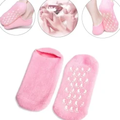 PureGlow Frauenpflege|Körperpflege-Feuchtigkeitsspendende Gelsocken – Wiederverwendbare Spa-Fußbehandlung