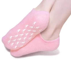 PureGlow Frauenpflege|Körperpflege-Feuchtigkeitsspendende Gelsocken – Wiederverwendbare Spa-Fußbehandlung
