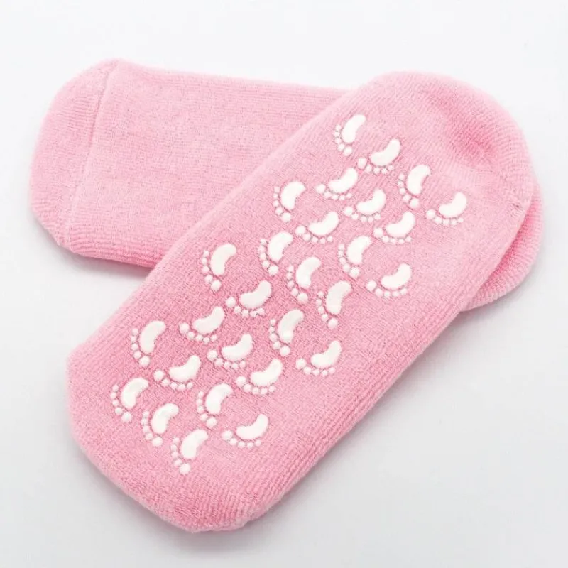 PureGlow Frauenpflege|Körperpflege-Feuchtigkeitsspendende Gelsocken – Wiederverwendbare Spa-Fußbehandlung