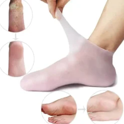 The Relaxation Nook Männerpflege|Frauenpflege-Feuchtigkeitsspendende Gelsocken zur Fußpflege – Feuchtigkeitsspendende Hautbehandlung