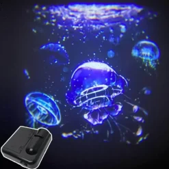 The Gilded Nest Gadgets Für Zuhause|Beleuchtung-Feuerwerk-Nachtlichtprojektor – Sternenhimmellampe mit bunten Effekten