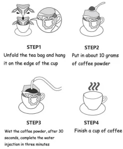 The Cozy Mug Küche & Esszimmer-Filterkaffeefilter für Einzeltassen – Einweg-Brühpapier